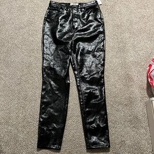 Free People Leather Skinny Jean